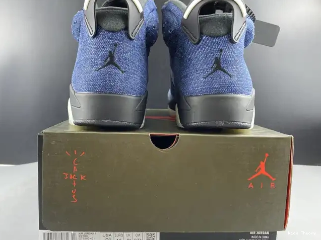 Kick Theory Jordan Washed Air CT5350-401 6 Denim 0622